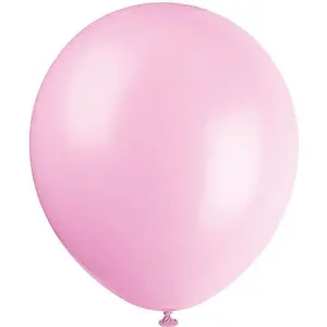 Globos Payaso Latex Metallic Balloons (Pack of 100) Pink (One Size)