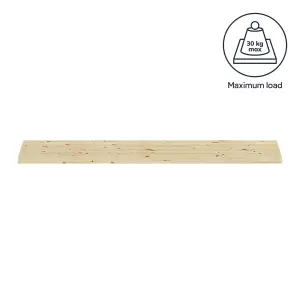 GoodHome Modular Rectangular Floating shelf (L)80cm x (D)19cm