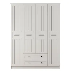 VIENNA XL 4 Door 2 Drawer Wardrobe