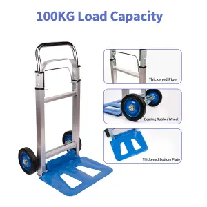 Neo 80kg Capacity Sack Trolley Folding With Extendable Handle