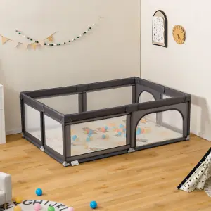 Costway Baby Playpen Child Safety Gate Portable Activity Area for Children