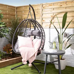 Alfresia Charcoal Hanging Egg Chair