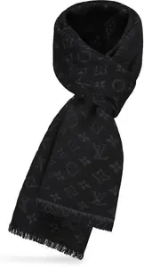 Louis Vuitton® - Monogram Classic Scarf - Wool - Black - Men - Luxury