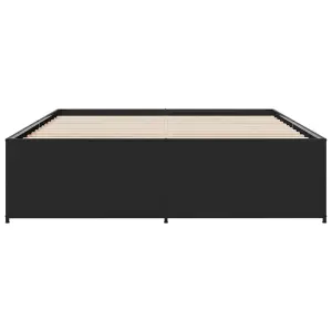 Berkfield Bed Frame without Mattress Black 140x200 cm