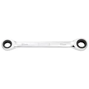 Draper Tools HI-TORQ Metric Double Ratchet Ring Spanner, 10 x 11mm