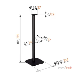 SFS 4113 Sonos speaker stand for Era 100 (black)