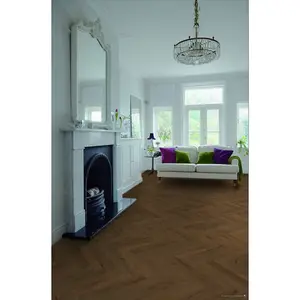 Colon 4647 Hamilton Oak L/Prq Brown Parquet Effect Glue-Down LVT For Home (All Rooms), 2mm Matte LVT 3.34 m² Per Pack