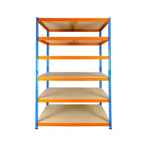 NEW 6 Tier Extra Heavy Duty Storage Racking 1800h x 1200w x 600d mm 300kg