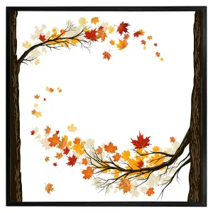 Autumn trees (Picutre Frame) / 20x20" / Oak