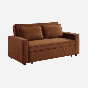 sweeek. 3-seater corduroy sofa bed Chill 172.5x91.5x88.5 cm