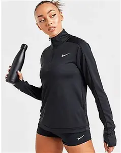 Nike Running Pacer 1/4 Zip Dri-FIT Track Top - Black - Womens - Size S