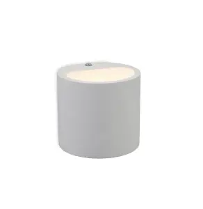 Luminosa Nina 1 Light Plaster Indoor Wall Light White, G9