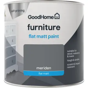 GoodHome Meriden Flat matt Furniture paint, 500ml