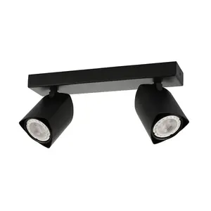 Luminosa Merusa Modern Twin Ceiling Spotlight, GU10