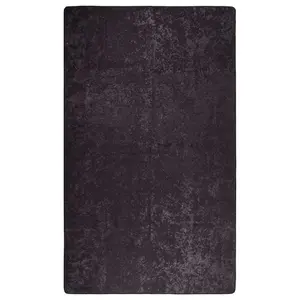 Berkfield Rug Washable 120x180 cm Anthracite Anti Slip