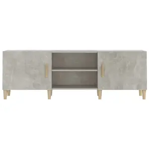 Berkfield TV Cabinet Concrete Grey 150x30x50 cm Engineered Wood