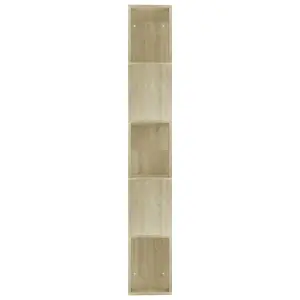 Berkfield Book Cabinet/Room Divider Sonoma Oak 45x24x159 cm Engineered Wood