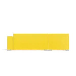 Emelda Grace Dennis Corner Sofa - Left Hand - Yellow