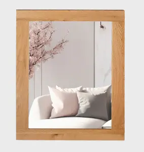 Hallowood Furniture Waverly Oak - Oak Framed Mirror (MIR930)