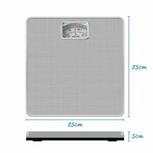 Salter 433 SVDR Mechanical Bathroom Scales, Easy to Read Dial, Silver