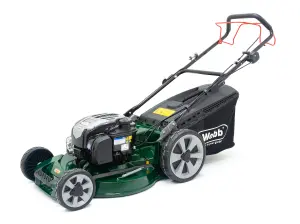 Webb Supreme WER21ALSP 53cm (21") Petrol Self Aluminium Deck  Propelled Rotary Lawnmower