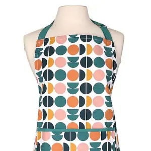 Dexam Recycled Cotton Retro Spot Adult Apron Teal