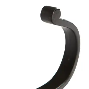 Hammer & Tongs - Fleur De Lis Coat Hook - W50mm x H120mm - Black