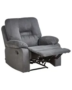 Recliner Chair BERGEN II Fabric Dark Grey