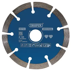 Draper  Segmented Diamond Blade, 125mm 99783