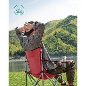 Canalp Folding Camping Chair Red