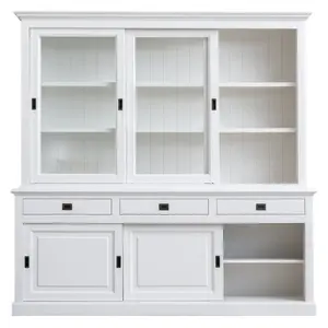 Anneros Display Cabinet Pure White