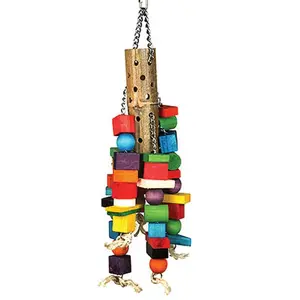 Kaelynn One-of-a-Kind 62.5cm Wood Bird Play Centre for Inside Cage