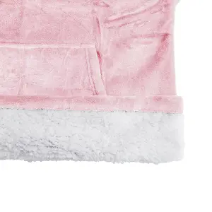 Super Soft Luxury teddy fleece hoodie - Pink