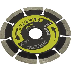 High-Performance Multipurpose Diamond Blade - 115mm Dry Cutting Disc with 22mm Bore