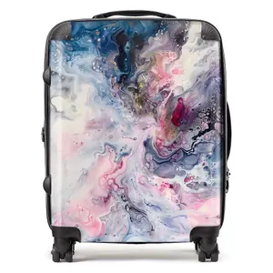 Ethereal Swirls: Dreams In Motion Suitcase - Large