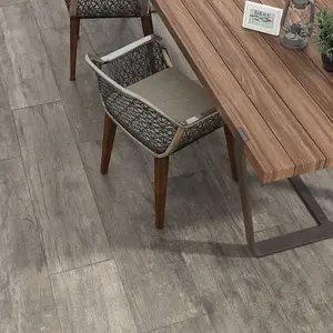 Grandis Matt 20mm Wood Effect Outdoor Porcelain Tile 30 x 120cm / Cenere