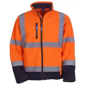 Yoko Mens Hi-Vis Sofshell Jacket (Pack of 2)