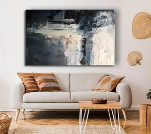 The Line Of Black Canvas Print Wall Art - Medium 20 x 32 Inches