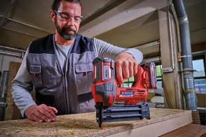 Einhell Cordless Nail Gun Power X-Change Professional Grade Nailer 18V Includes 500 Nails FIXETTO 18/50 N - Body Only