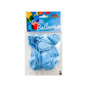 Globos Payaso Macaroon Latex Balloons (Pack of 20) Blueberry (One Size)