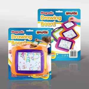 Small Erasable Magnetic Drawing Board - Doodle Sketch Writing Board - Learning Toys - Strong and Durable ABS