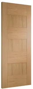 Internal Oak Pre-Finished Perugia Fire Door  - 1981 x 762 x 44mm (30")