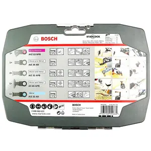 Bosch 6 Piece Starlock Multi Tool Blade Set Electrician Drywall BIM Plunge Saw