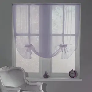 Sedgewick Polyester Sheer Rod Pocket TIED BLIND Panel Lavender