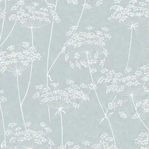 Superfresco Easy Aura Floral Blue Wallpaper