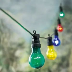 10 Bulb Festoon Lights Multi Coloured