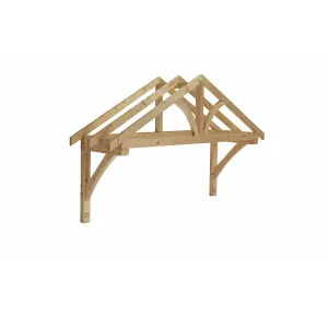 Cheshire Mouldings Pine Apex Porch Canopy 1960mm