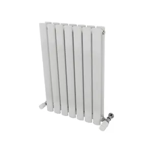 Ximax Fortuna Duplex FORD600410W White Gas Vertical Designer 1601BTU Radiator, (W)410mm x (H)600mm