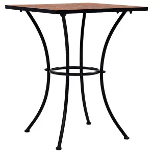 Berkfield Mosaic Bistro Table Terracotta 60 cm Ceramic