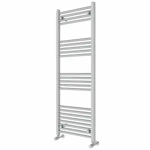 Right Radiators 1400x500 mm Straight Heated Towel Rail Radiator Bathroom Ladder Warmer Chrome